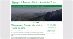 Desktop Screenshot of ethio-simienmountains.com