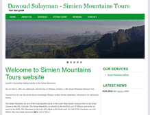 Tablet Screenshot of ethio-simienmountains.com